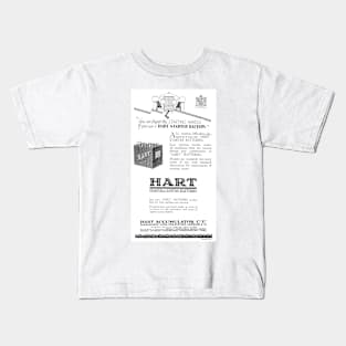 Hart Accumulator Co. - Starter Batteries - 1927 Vintage Advert Kids T-Shirt